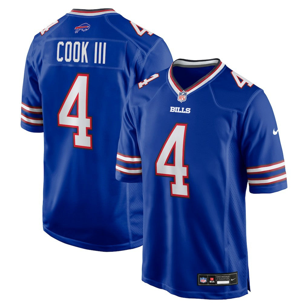 James Cook III  Team Game Jersey - Buffalo Bills