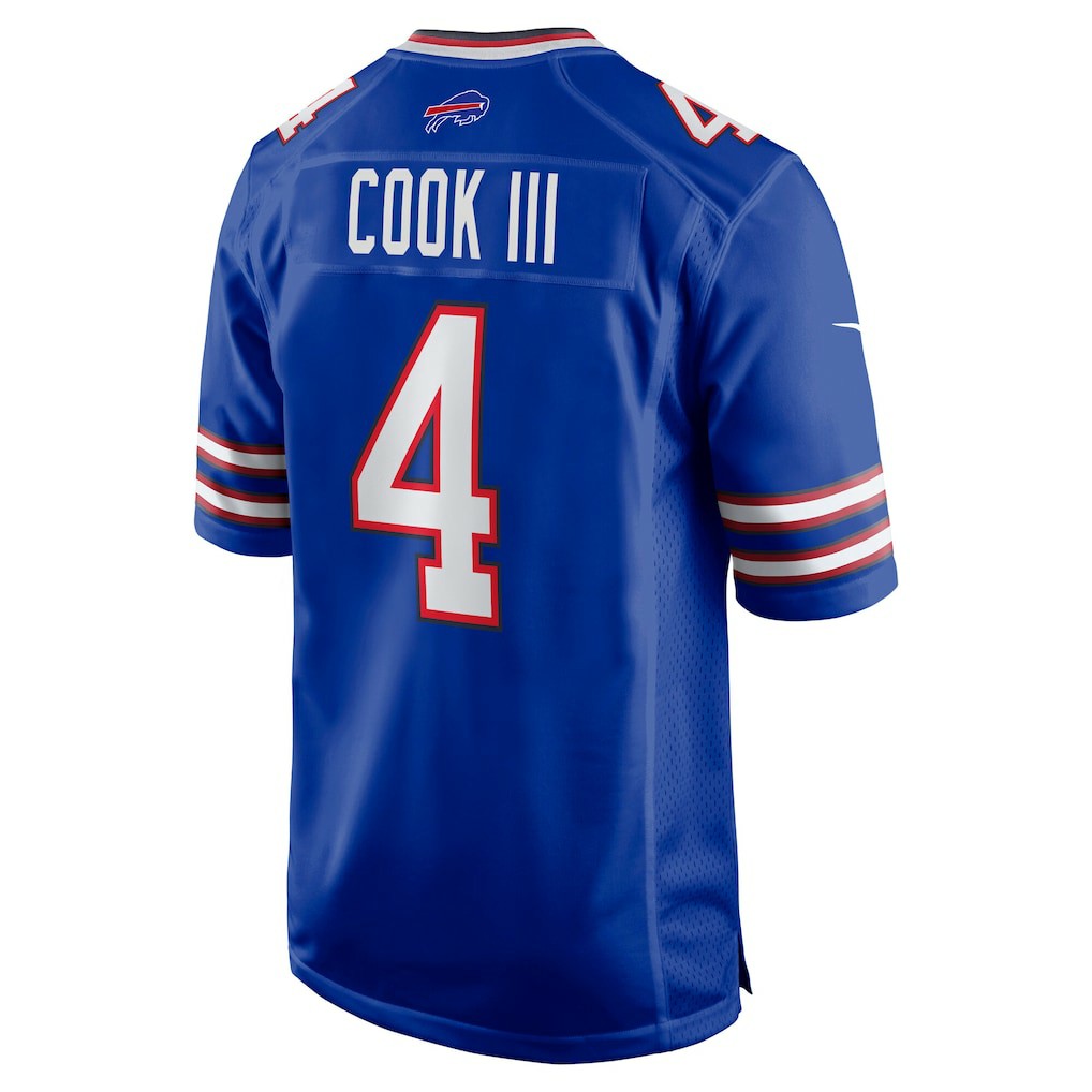 James Cook III  Team Game Jersey - Buffalo Bills