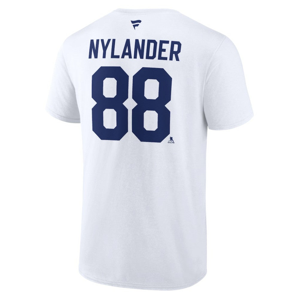 NHL Navy William Nylander Toronto Maple Leafs Fanatics Authentic Stack Name & Number T-Shirt