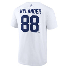 NHL Navy William Nylander Toronto Maple Leafs Fanatics Authentic Stack Name & Number T-Shirt