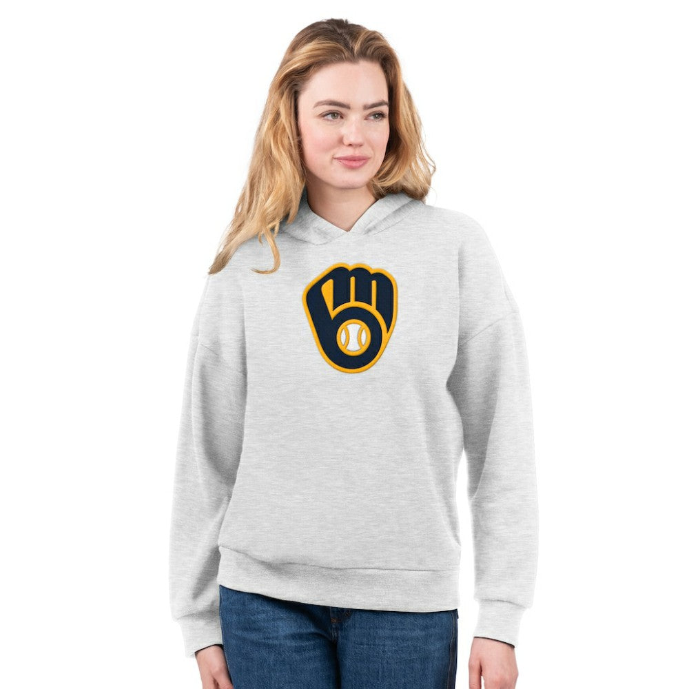 MLB Milwaukee Brewers G-III 4Her by Carl Banks Women's T-Shirt and Hoodie Combo Pack