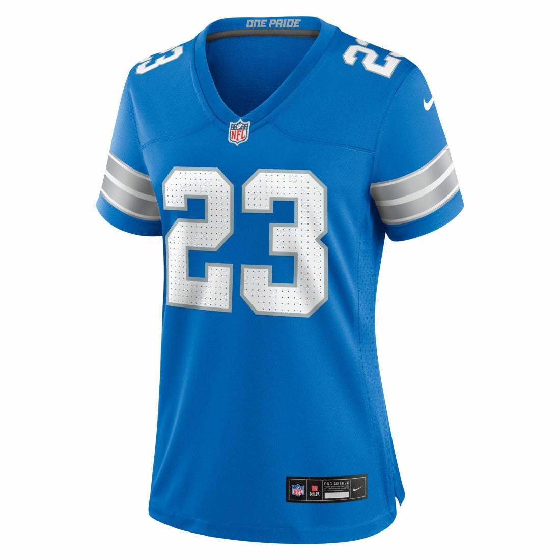 Rock Ya-Sin  Women's Team Game Jersey - Detroit Lions