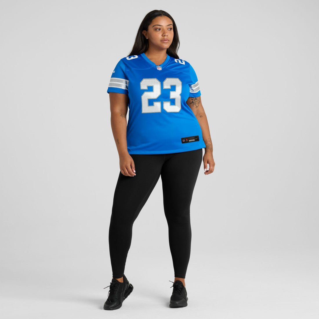 Rock Ya-Sin  Women's Team Game Jersey - Detroit Lions