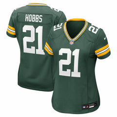 Nate Hobbs  Women's Team Game Jersey - Green Bay Packers