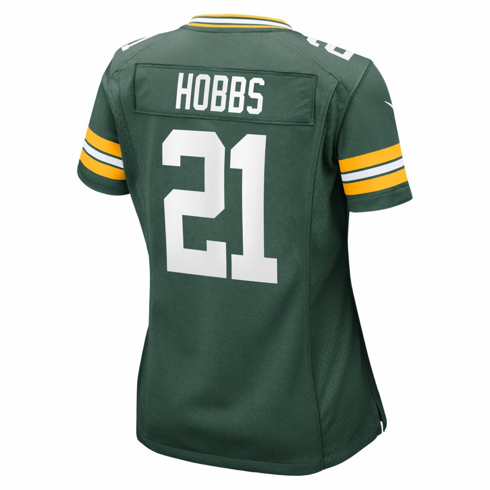 Nate Hobbs  Women's Team Game Jersey - Green Bay Packers