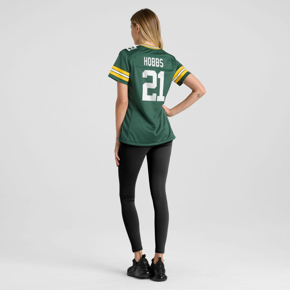 Nate Hobbs  Women's Team Game Jersey - Green Bay Packers