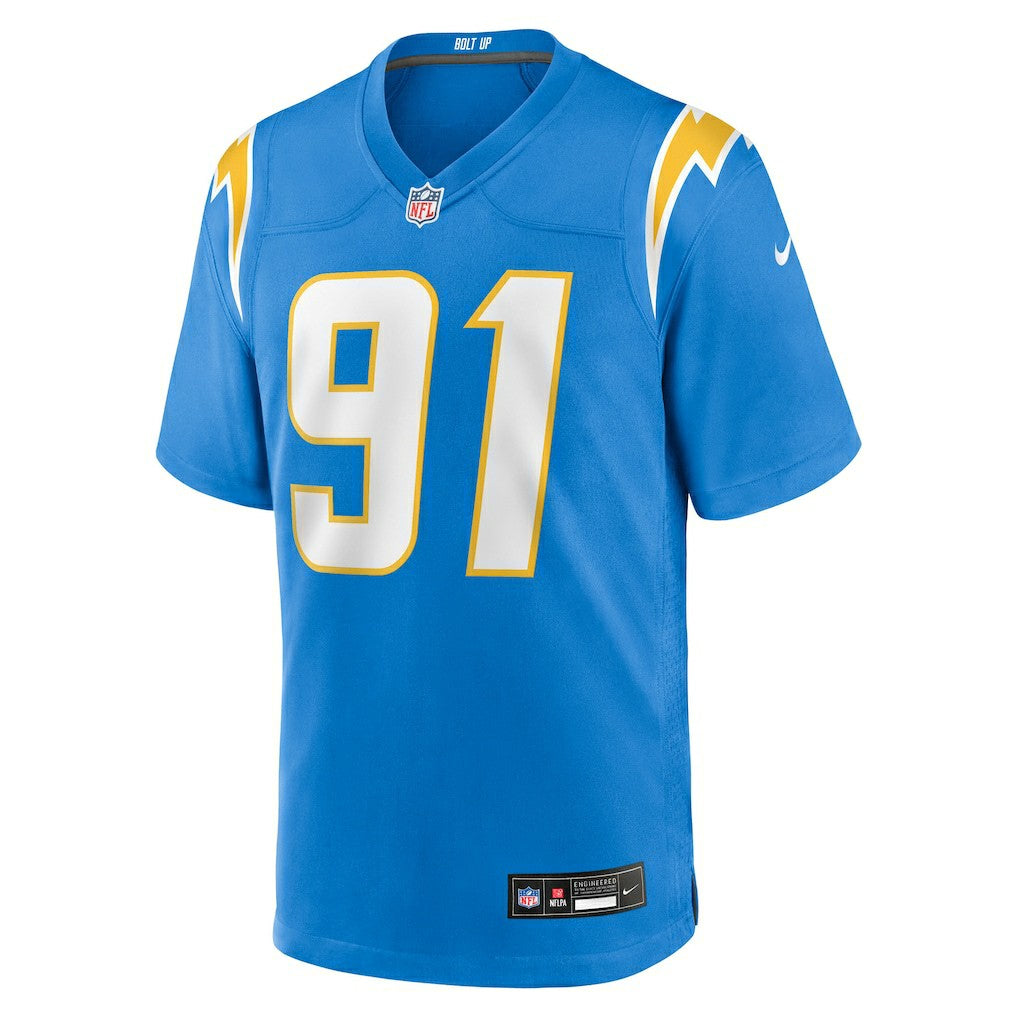 Da'Shawn Hand  Team Game Jersey - Los Angeles Chargers