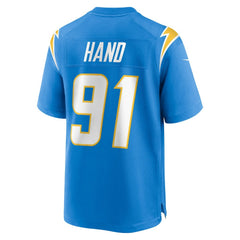 Da'Shawn Hand  Team Game Jersey - Los Angeles Chargers