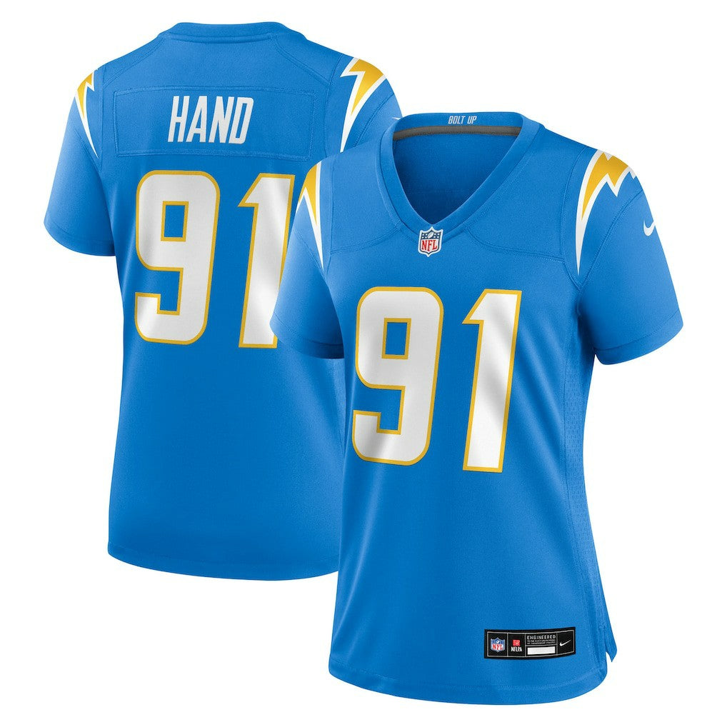 Da'Shawn Hand  Women's Team Game Jersey - Los Angeles Chargers