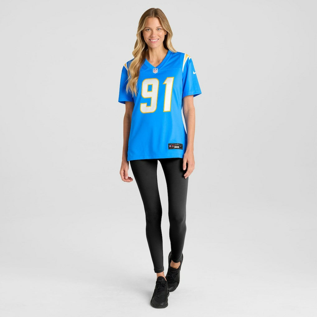 Da'Shawn Hand  Women's Team Game Jersey - Los Angeles Chargers