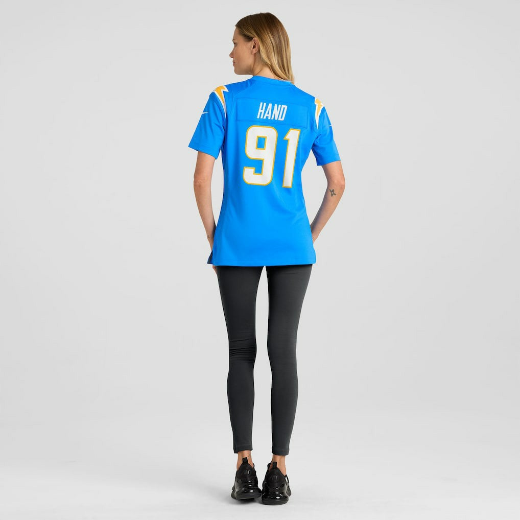 Da'Shawn Hand  Women's Team Game Jersey - Los Angeles Chargers