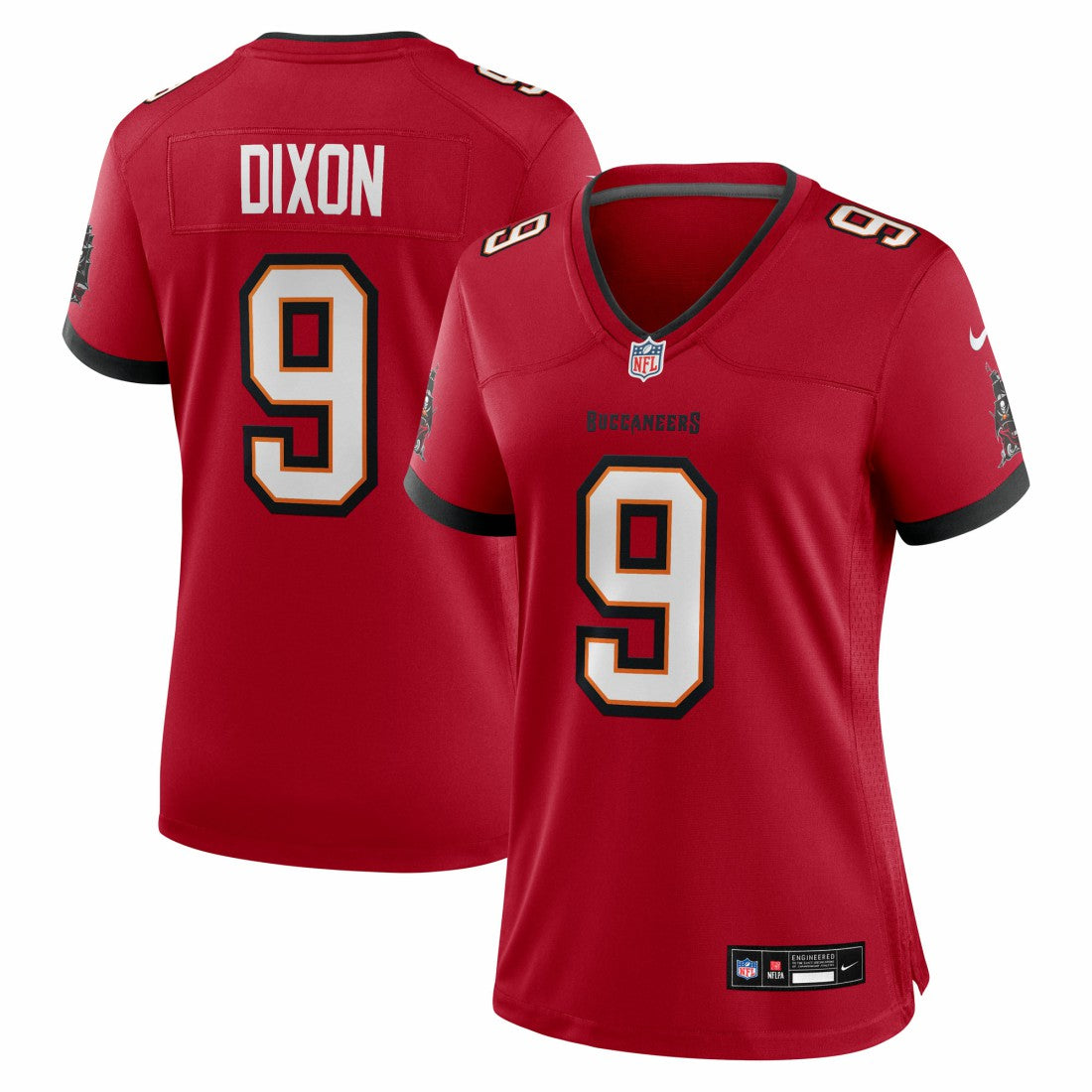 Riley Dixon  Women's Team Game Jersey - Tampa Bay Buccaneers