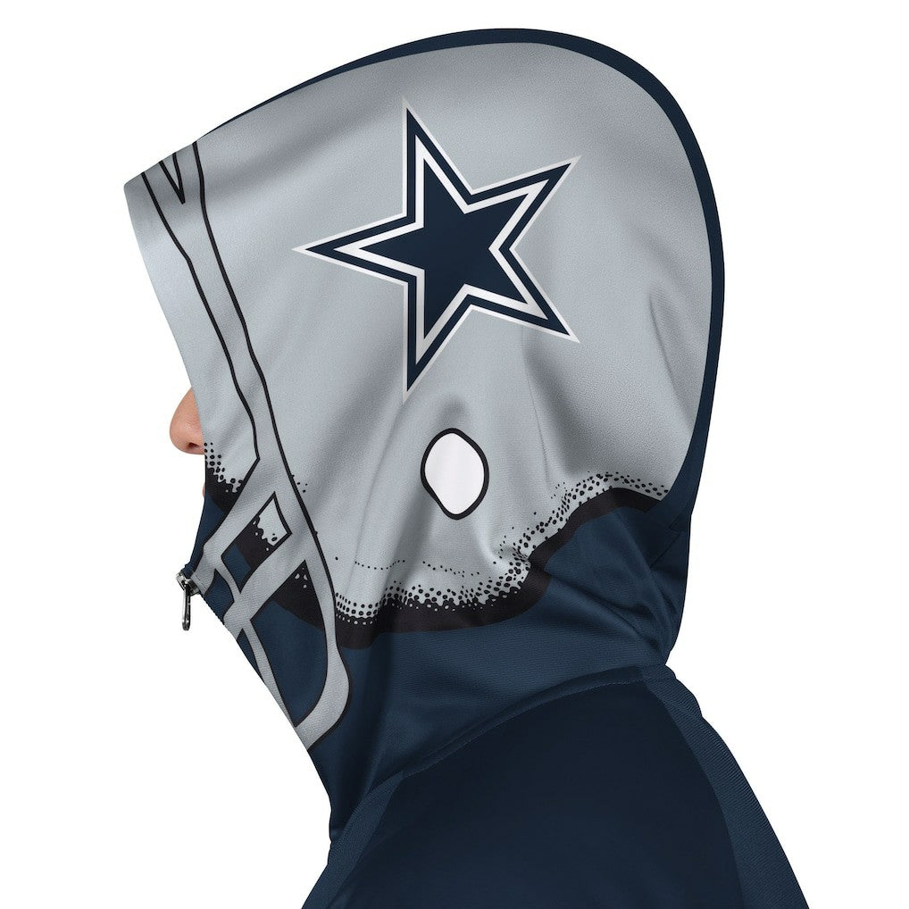 Pro Player Helmet Full-Zip Hooded Track Jacket - Dallas Cowboys