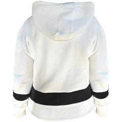 NHL White Boston Bruins Profile Women's Plus Size Hoodie