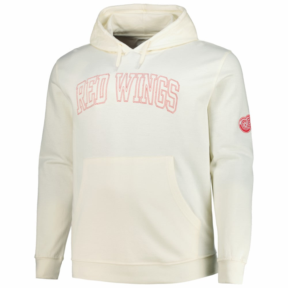 NHL Cream Detroit Red Wings Fanatics Big &Tall Stitch Hoodie