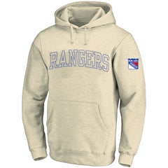 NHL Cream New York Rangers Fanatics Big &Tall Stitch Hoodie