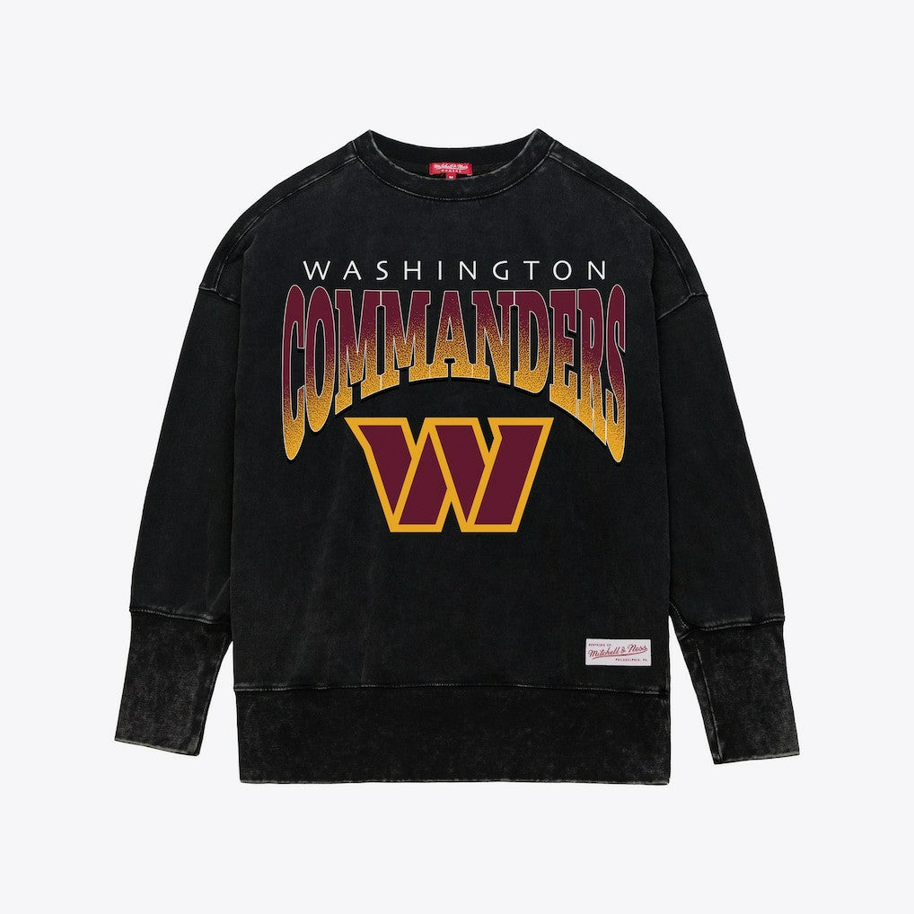 Women's Delineate Mineral Wash Crewneck Sweatshirt - Washington Commanders
