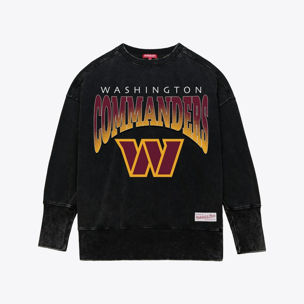 Women's Delineate Mineral Wash Crewneck Sweatshirt - Washington Commanders