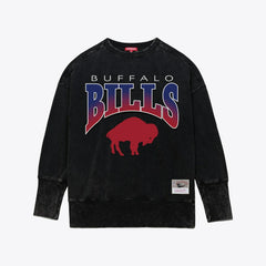 Women's Delineate Mineral Wash Crewneck Sweatshirt - Buffalo Bills