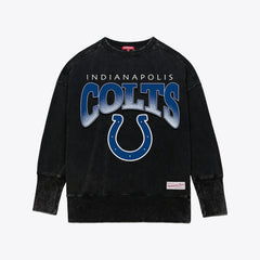 Women's Delineate Mineral Wash Crewneck Sweatshirt - Indianapolis Colts