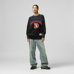 Women's Delineate Mineral Wash Crewneck Sweatshirt - Denver Broncos