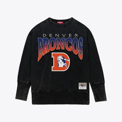 Women's Delineate Mineral Wash Crewneck Sweatshirt - Denver Broncos