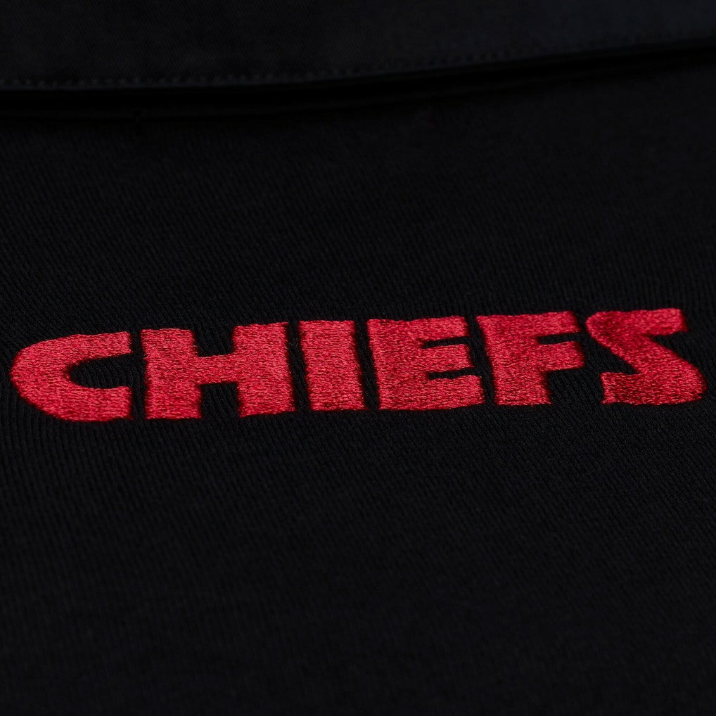 Women's Cropped Long Sleeve Rugby Polo - Kansas City Chiefs