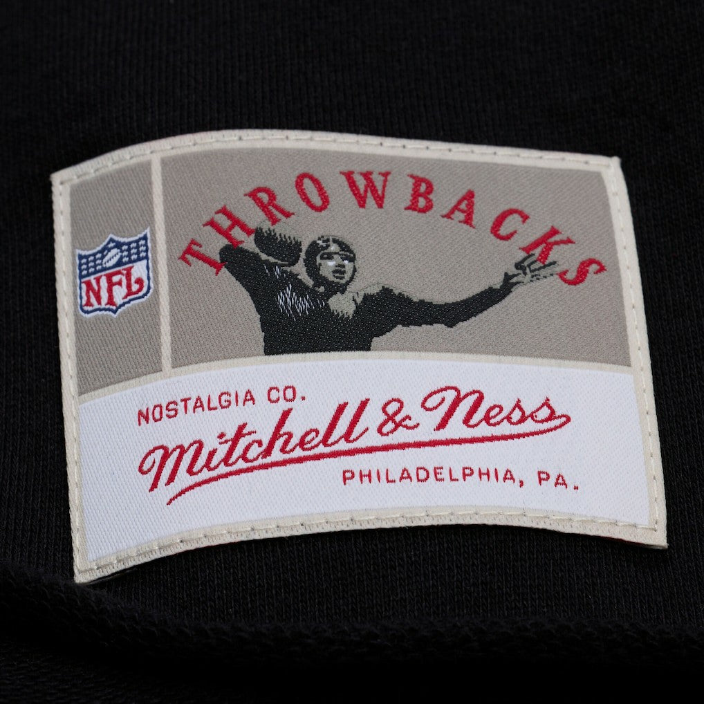 Women's Throwback Cropped Long Sleeve Rugby Polo - New England Patriots