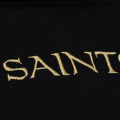 Women's Cropped Long Sleeve Rugby Polo - New Orleans Saints