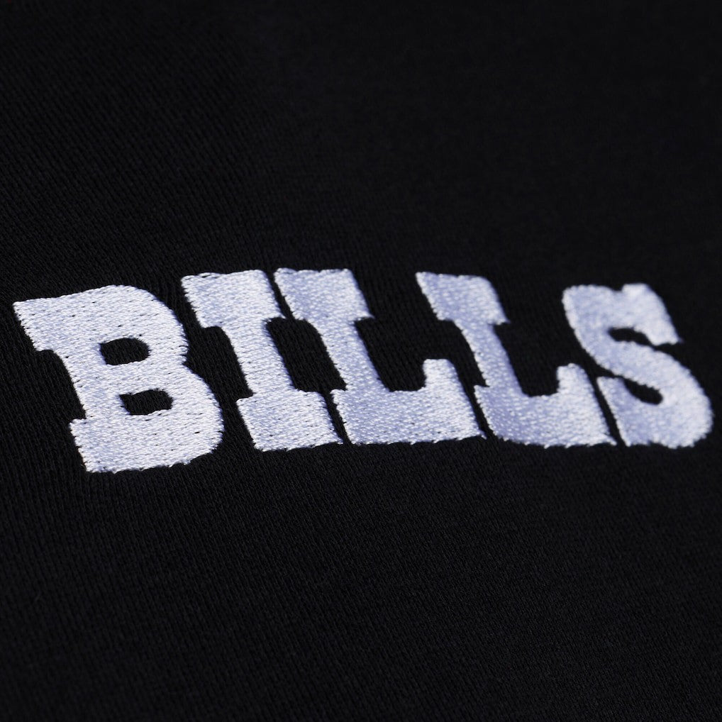 Women's Throwback Cropped Long Sleeve Rugby Polo - Buffalo Bills