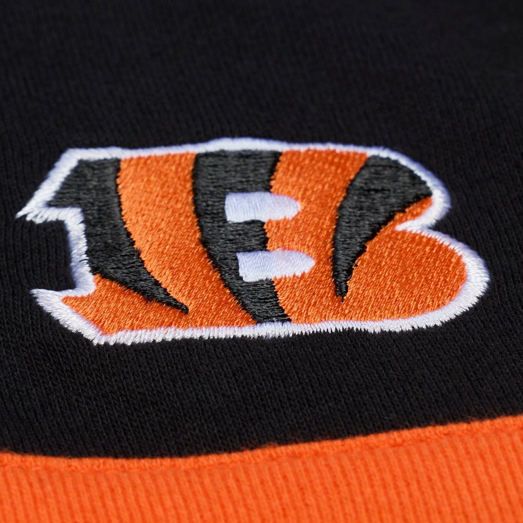 Women's Cropped Long Sleeve Rugby Polo - Cincinnati Bengals