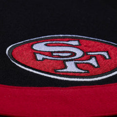 Women's Cropped Long Sleeve Rugby Polo - San Francisco 49ers