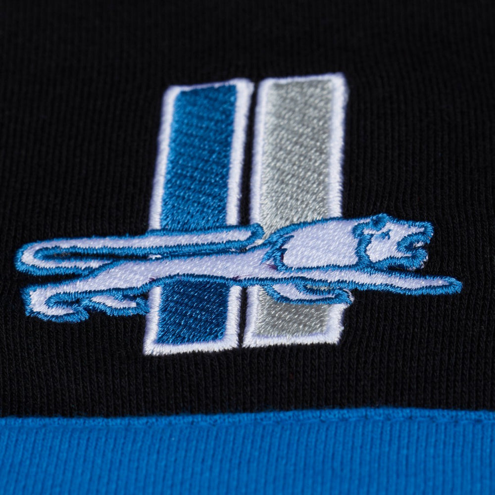 Women's Cropped Long Sleeve Rugby Polo - Detroit Lions
