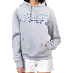 MLB Tampa Bay Rays Starter Women's Groovy Script Team Fleece Pullover Hoodie