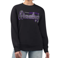 MLB Arizona Diamondbacks Starter Women's Groovy Script Team Fleece Pullover Sweatshirt