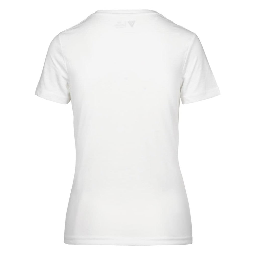 NHL White Alexander Ovechkin Washington Capitals Levelwear Women's NHL All-Time Leading Goal Scorer Milestone Stripes Name & Number Maddox T-Shirt