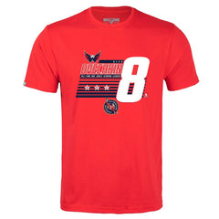 NHL Red Alexander Ovechkin Washington Capitals Levelwear NHL All-Time Leading Goal Scorer Milestone Stripes Name & Number Richmond T-Shirt
