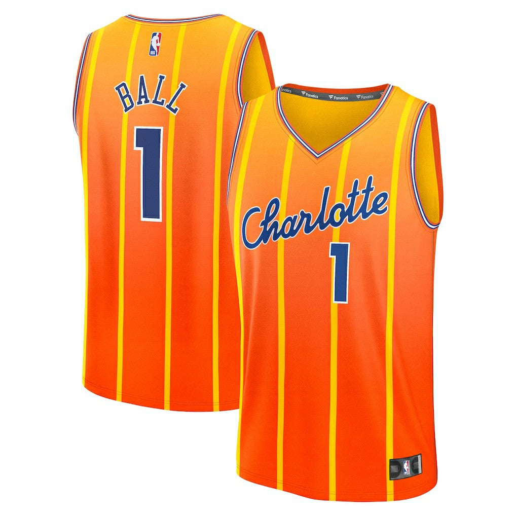 NBA LaMelo Ball Charlotte Hornets 2025/26 City Edition Fast Break Jersey