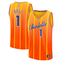 NBA LaMelo Ball Charlotte Hornets 2025/26 City Edition Fast Break Jersey