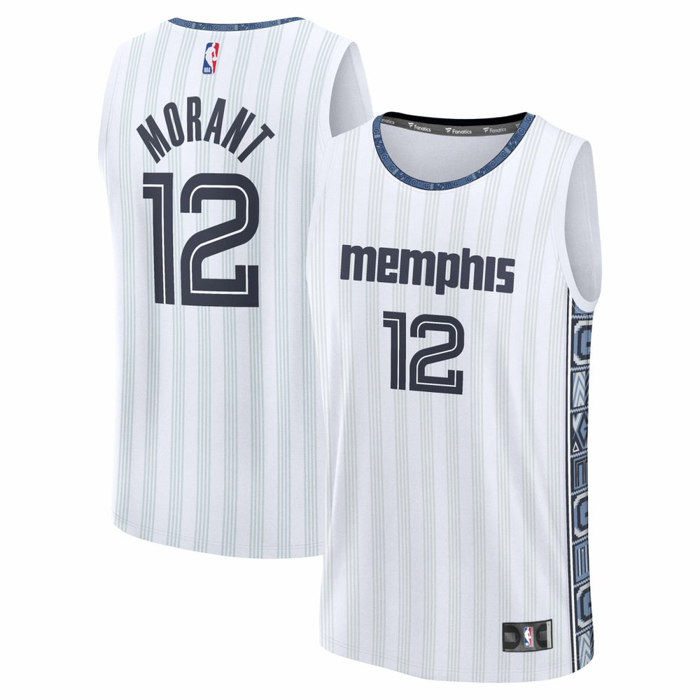 NBA Ja Morant Memphis Grizzlies 2025/26 City Edition Fast Break Jersey