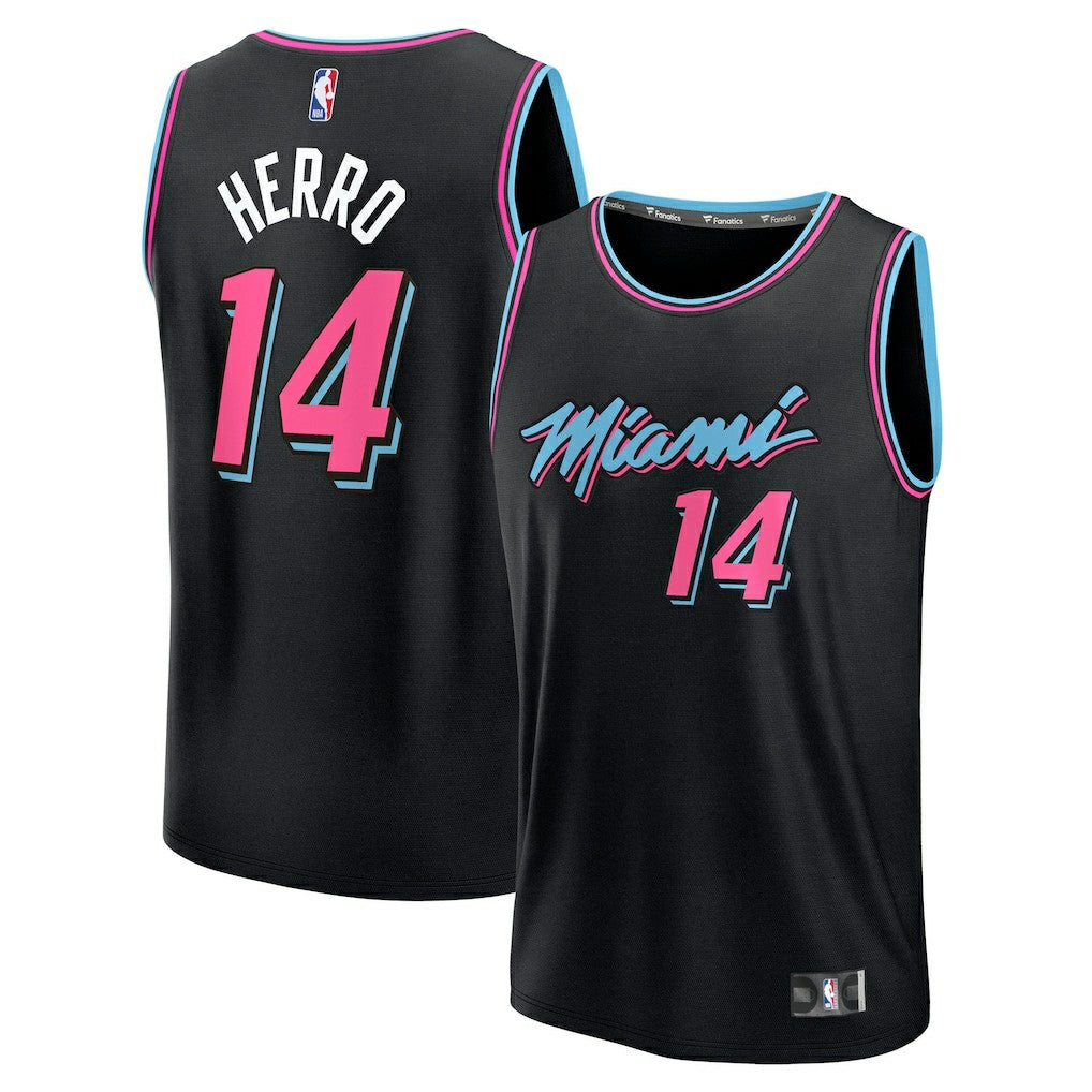 NBA Tyler Herro Miami Heat Youth 2025/26 City Edition Fast Break Jersey