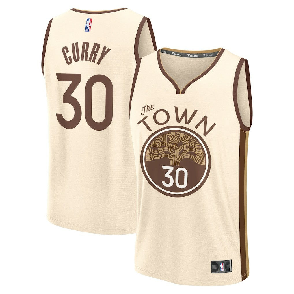 NBA Stephen Curry Golden State Warriors Youth 2025/26 City Edition Fast Break Jersey sale