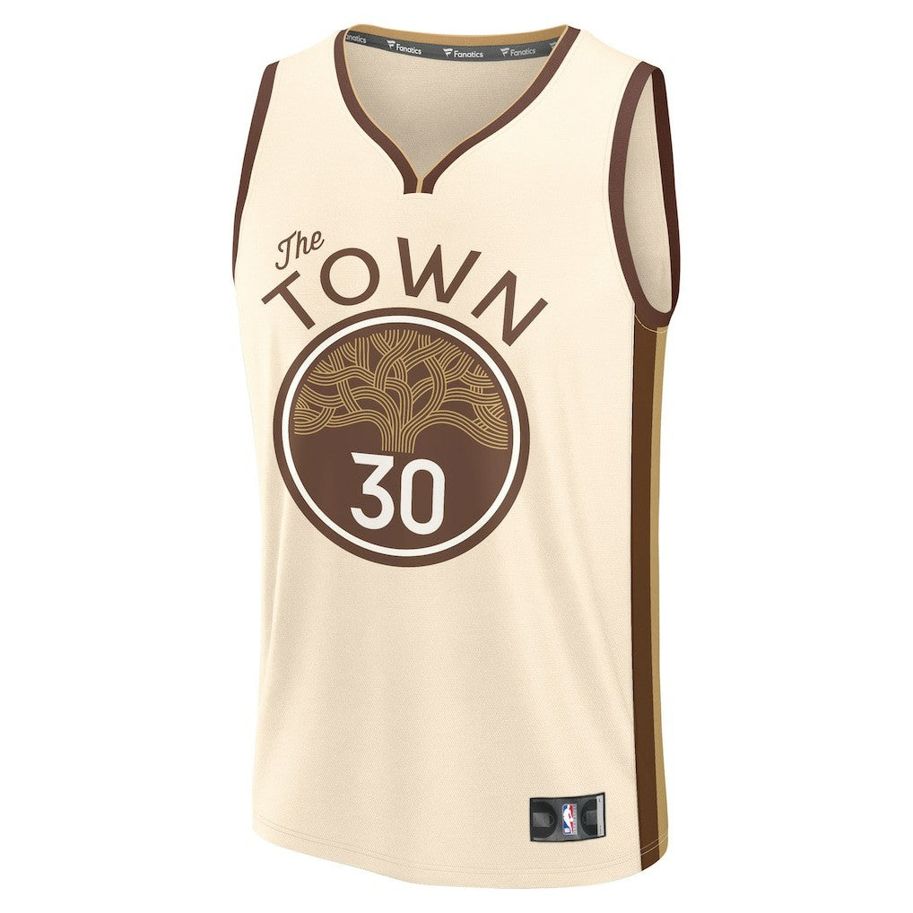 NBA Stephen Curry Golden State Warriors Youth 2025/26 City Edition Fast Break Jersey sale