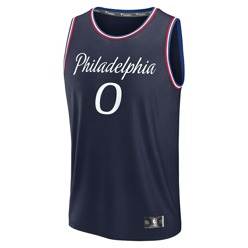NBA Tyrese Maxey Philadelphia 76ers Youth 2025/26 City Edition Fast Break Jersey