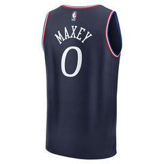 NBA Tyrese Maxey Philadelphia 76ers Youth 2025/26 City Edition Fast Break Jersey
