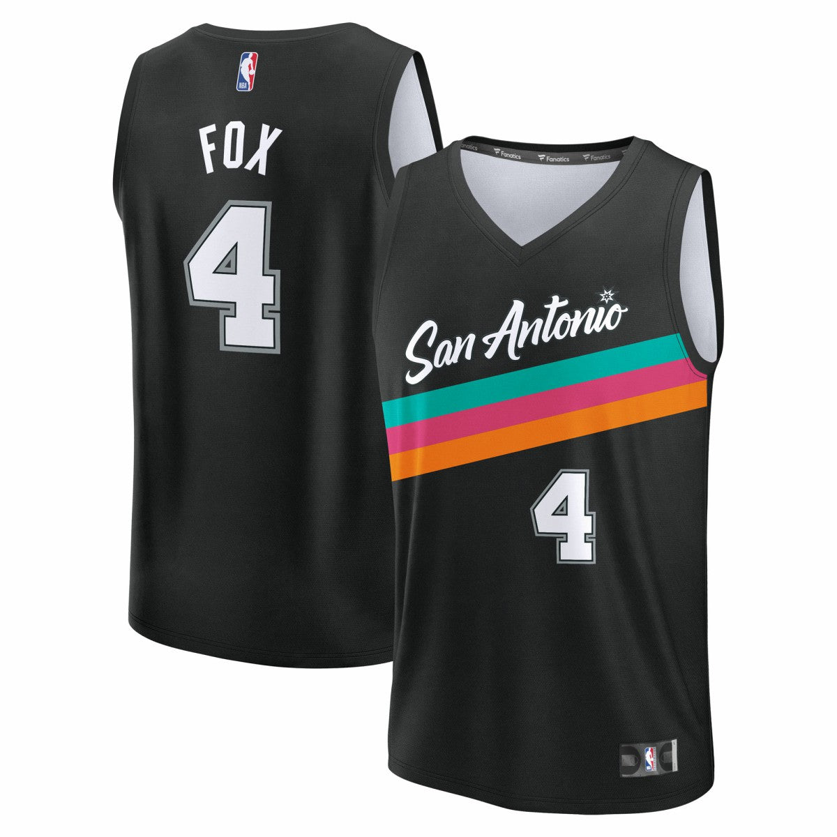 NBA De'Aaron Fox San Antonio Spurs Youth 2025/26 City Edition Fast Break Jersey