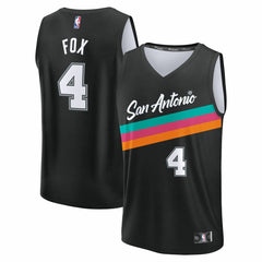 NBA De'Aaron Fox San Antonio Spurs Youth 2025/26 City Edition Fast Break Jersey