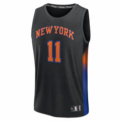 NBA Jalen Brunson New York Knicks Youth Fast Break Jersey