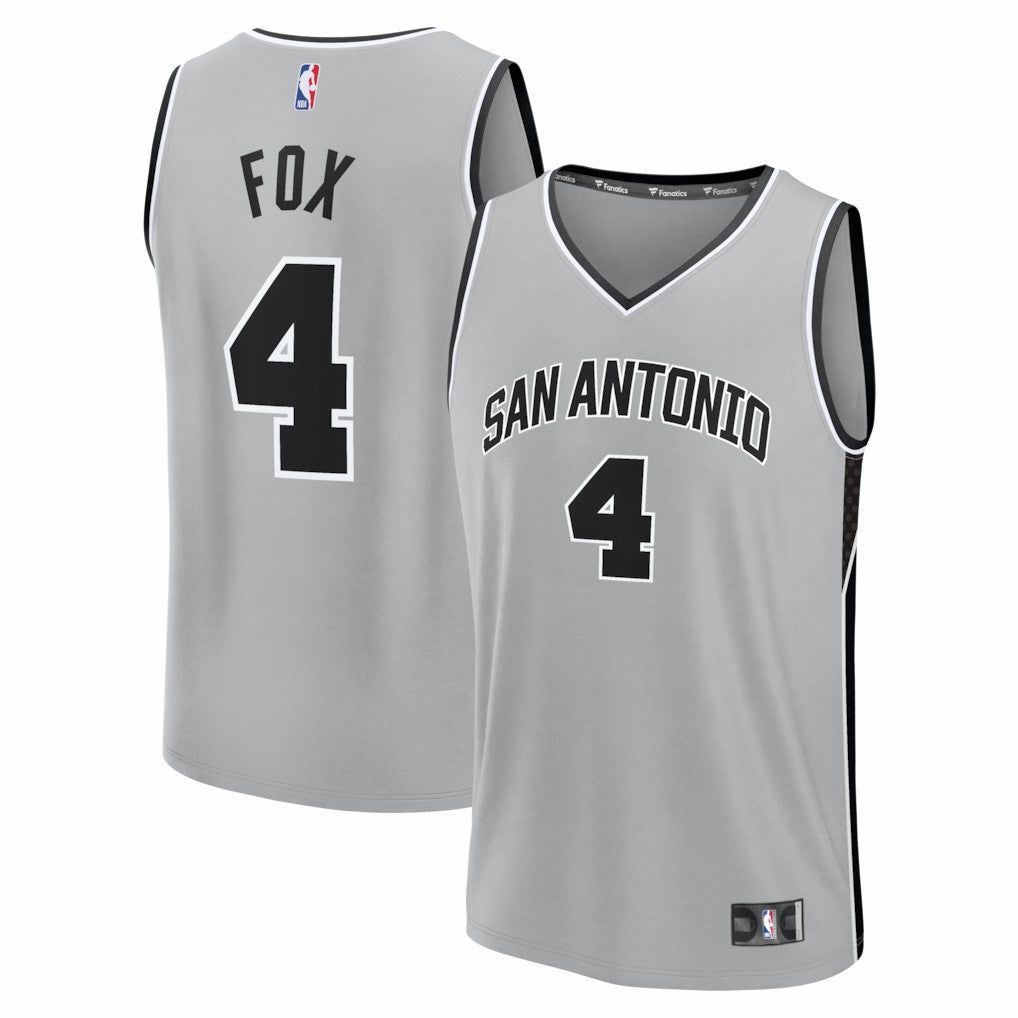 NBA De'Aaron Fox San Antonio Spurs Youth Fast Break Jersey