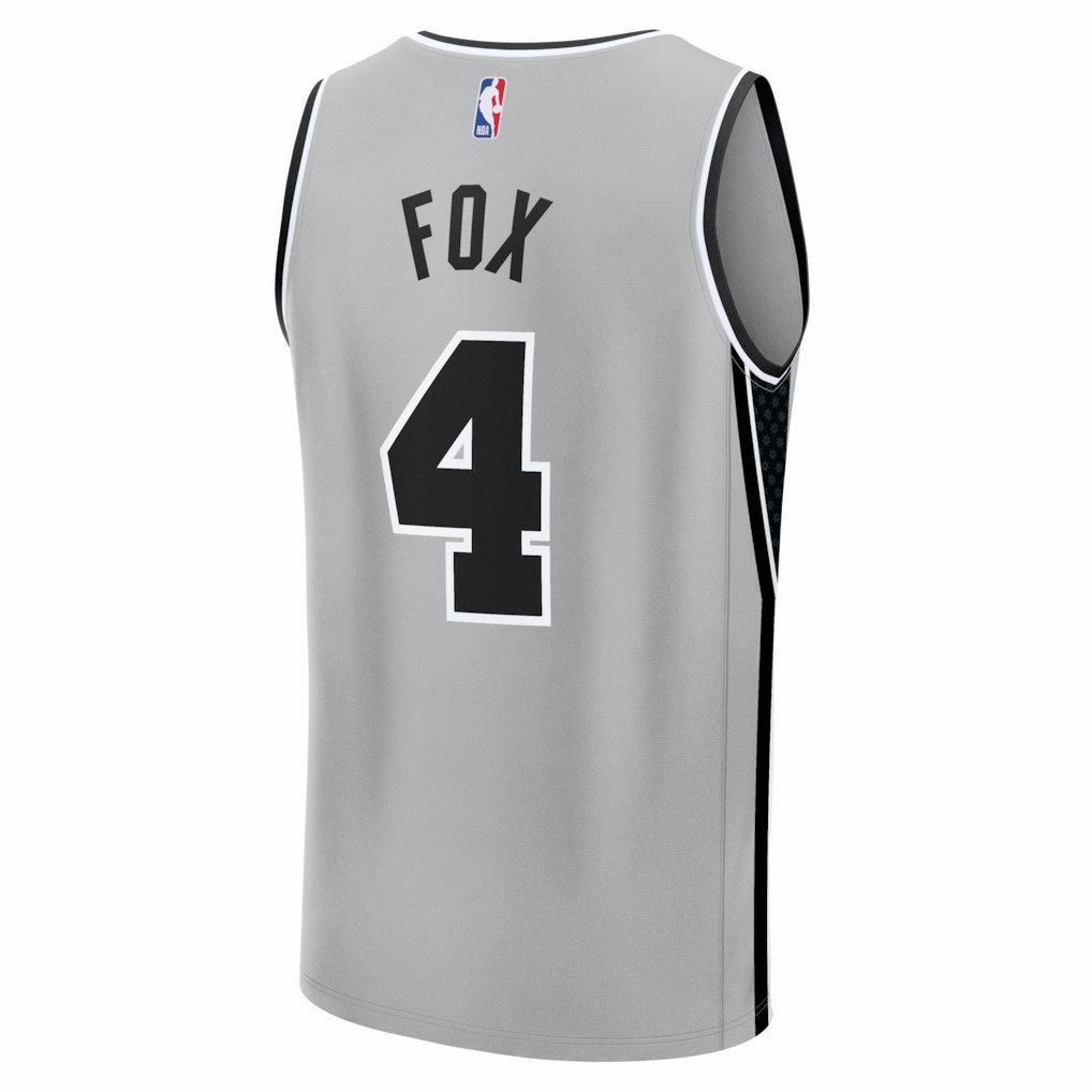 NBA De'Aaron Fox San Antonio Spurs Youth Fast Break Jersey